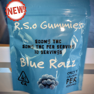 RSO Blue Razz Gummies